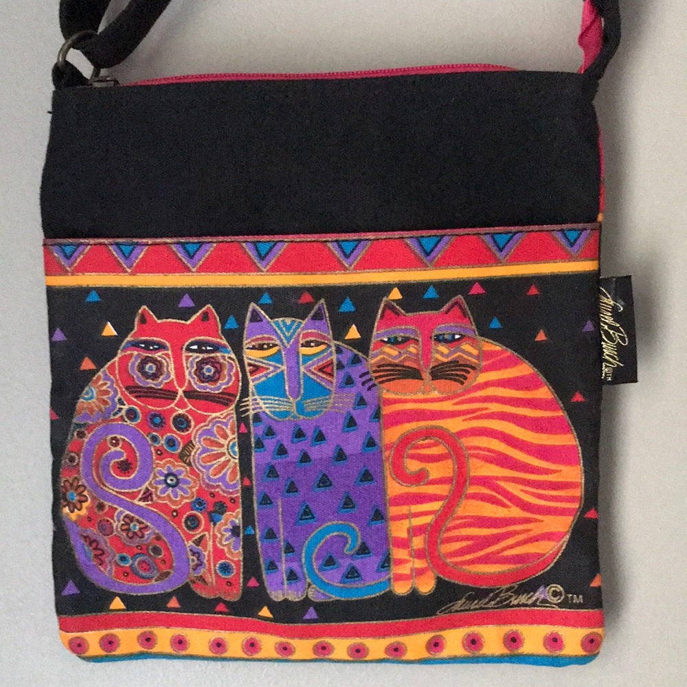 Laurel Burch Feline Friends Crossbody